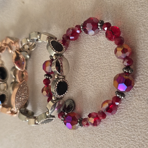 MONET, LIZ CLAIBORNE, ETC. FASHION JEWELRY BRACELETS BUNDLE 14 PIECES - Picture 2 of 16